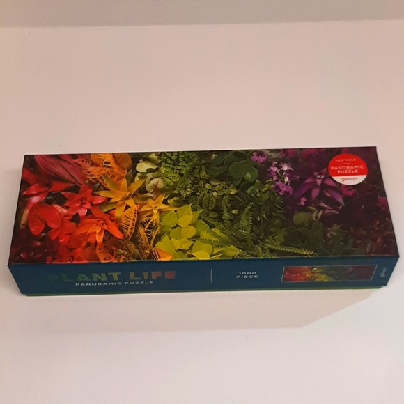 Galison "Plant Life" Panoramic 1000 Piece Puzzle - Picture 1 of 6